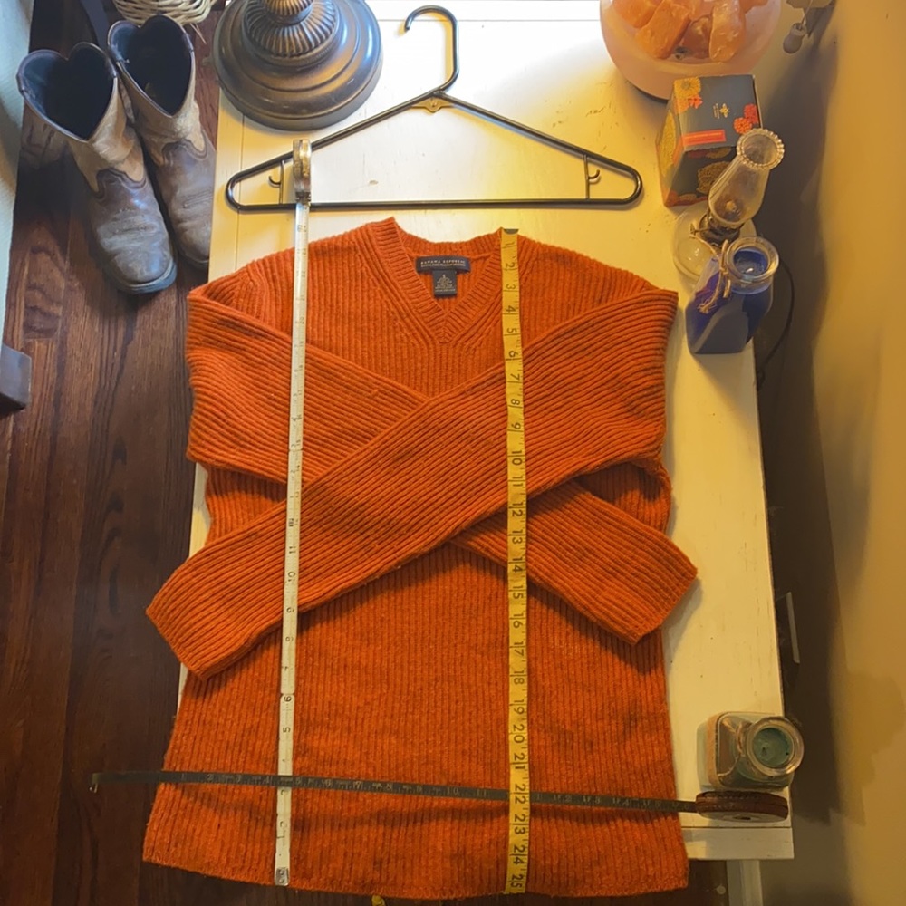 Orange merino Banana Republic Sweater